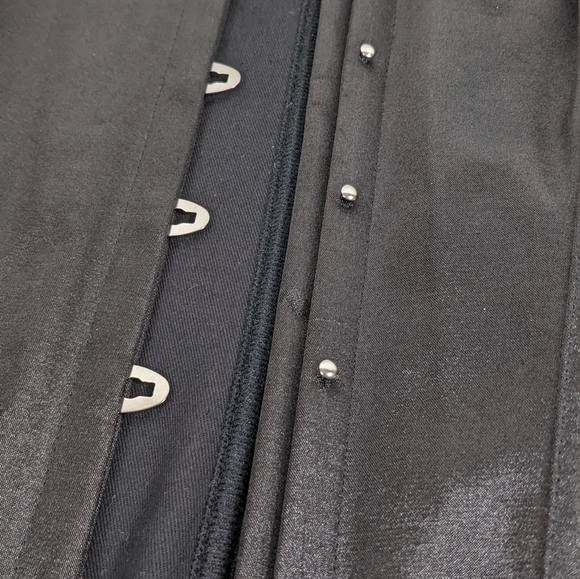 Hips and Curves corset Plus size satin Stella Corset 1X boning lace up lingerie - Picture 6 of 7